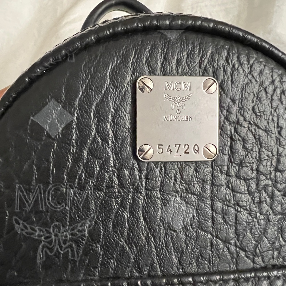 Stark Bebe Boo Side Studs Backpack In Visetos - Picture 6 of 11